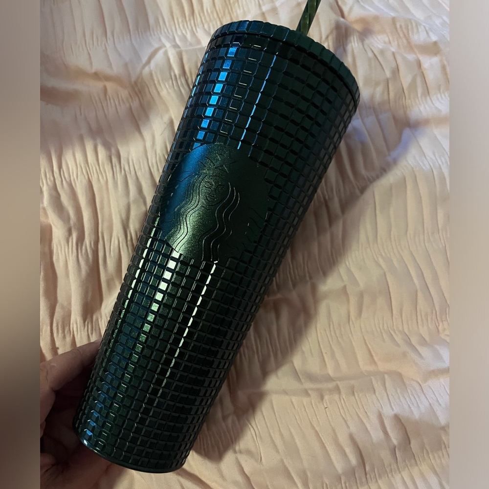 Green starbucks tumbler - new